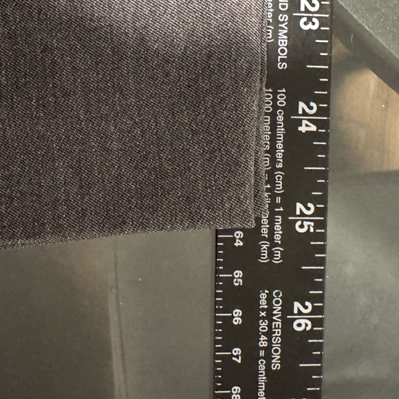 NWT Women’s size medium Gray Ankle work dress Pants mid rise cropped Maurice’s - Picture 7 of 8